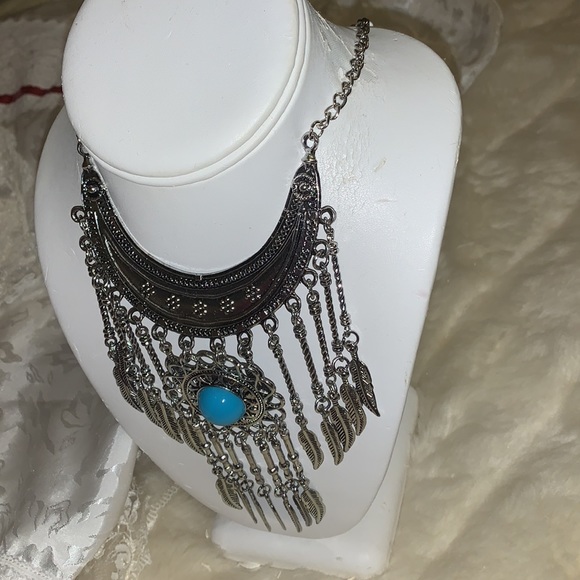 Dream catcher feather choker necklace - Picture 4 of 12